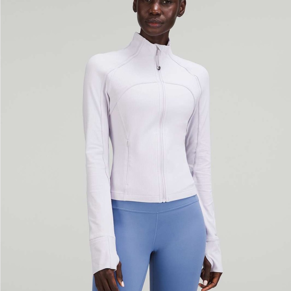 NWOT Lululemon Define Cropped Jacket Size 4 Faint Lavender